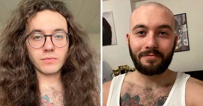 30 mężczyzn, którzy dramatycznie ścięli długie włosy!