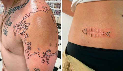 30 osób, które prosiły tatuatorów o zakrycie blizn i znamion i nie mogli być bardziej zadowoleni z rezultatu!
