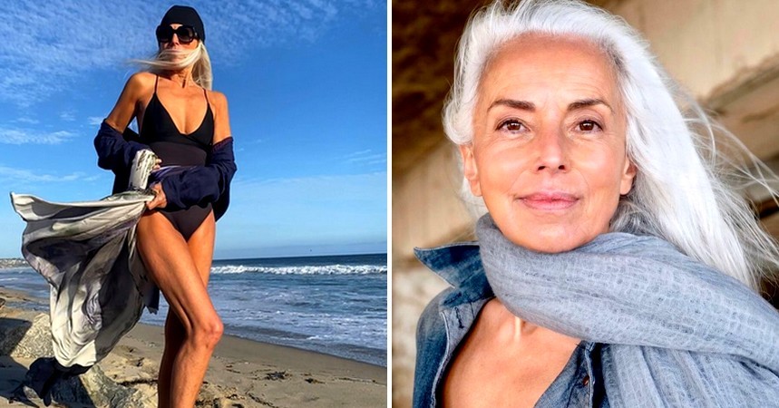 65-letnia kobieta pokazuje swoje naturalne piękno i wyjaśnia, jak być modelką w każdym wieku!