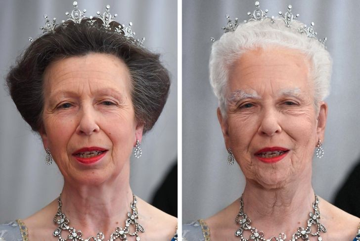 Oto jak wyglądaliby brytyjscy członkowie rodziny królewskiej, gdyby byli w wieku królowej!