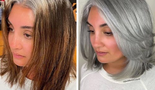 20 stylizacji, które pomogły kobietom z dumą pokazywać swoje siwe włosy!