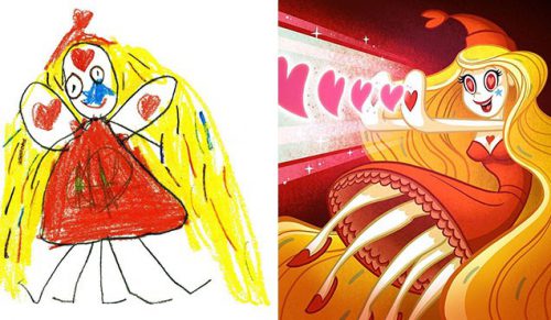 Artyści z całego świata rysują potwory na podstawie projektów dzieci!