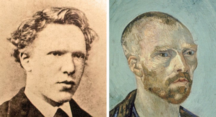 Oto jak 16 znanych malarzy wyglądało na swoich autoportretach i w prawdziwym życiu!