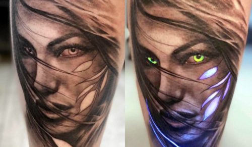 Artysta sprawia, że tatuaże świecą w ciemności, a poziom kreatywności nas zadziwia!