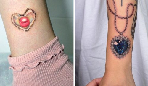 Artystka robi piękne tatuaże, które są kamieniem szlachetnym na ludzkich ciałach!