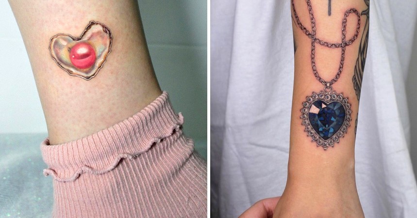Artystka robi piękne tatuaże, które są kamieniem szlachetnym na ludzkich ciałach!