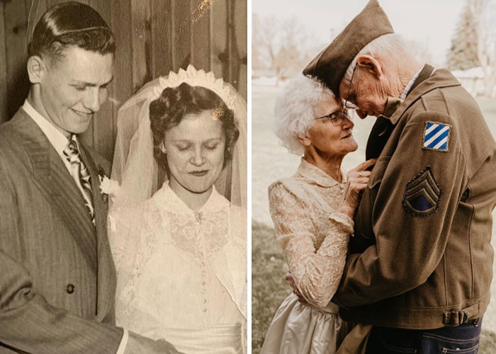 20 wzruszających zdjęć pary świętującej 70 lat małżeństwa, które pozwalają ponownie uwierzyć w miłość!