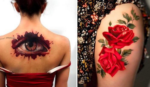 Artystka tworzy tatuaże, które są tak realistyczne, że aż trudno uwierzyć, że zostały wykonane tuszem!