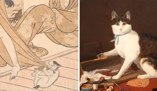Rozrabiające koty to nie tylko współczesny problem, co udowadniają te historyczne obrazy!