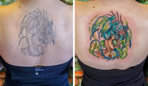 13 tatuaży, które zostały naprawione przez magiczne ręce artystów!