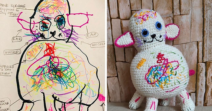 Artystka tworzy zabawki dla dzieci z ich unikalnych rysunków!