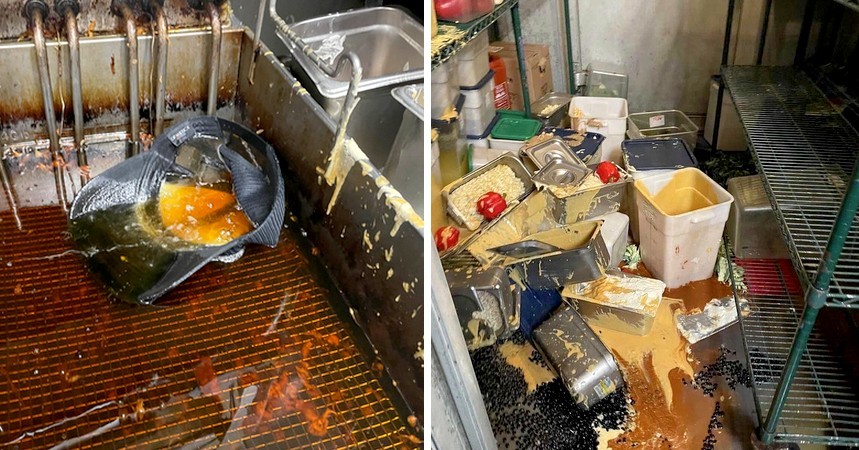 18 zdjęć, które pokazują, że czasami wejście do kuchni restauracji jest jak wizyta w horrorze!