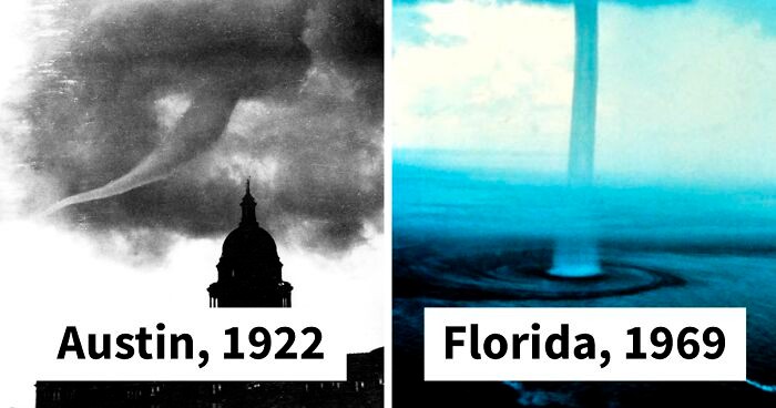 30 ekstremalnych i szalonych zdjęć pogody z przeszłości, udostępnionych na Twitterze!