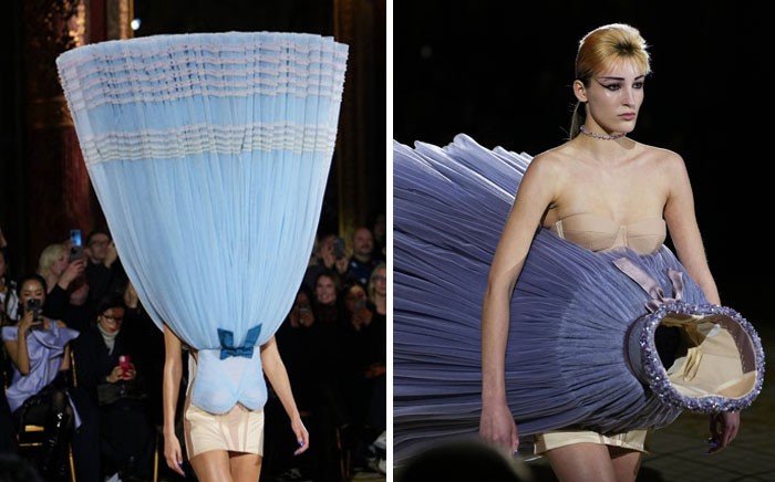 Sukienki z Paris Haute Couture Week wyglądają jak błędy w Matrixie, a ludzie nie wiedzą, jak zareagować!