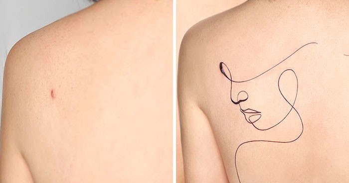 30 osób, które poprosiły o zakrycie blizn, a ta tatuażystka to zrobiła!