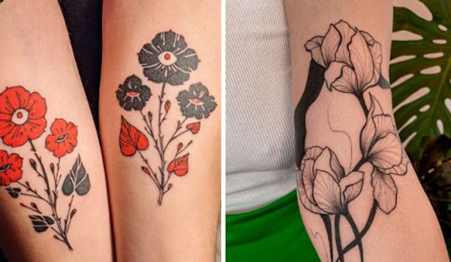 30 pomysłów na tatuaże kwiatowe, które emanują elegancją i pięknem!