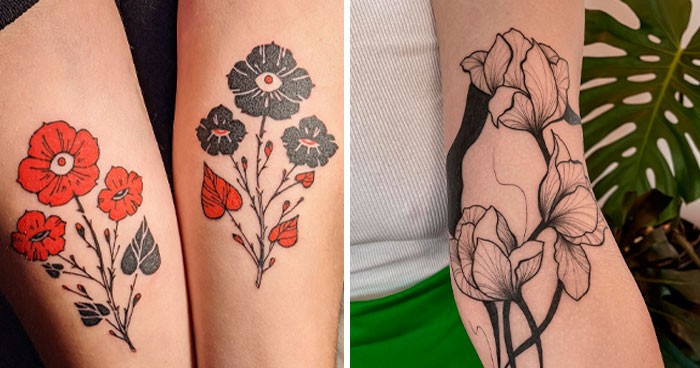 30 pomysłów na tatuaże kwiatowe, które emanują elegancją i pięknem!