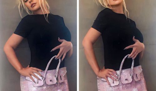 Christina Aguilera wyznacza nowy trend w noszeniu torebki jako minispódniczki!