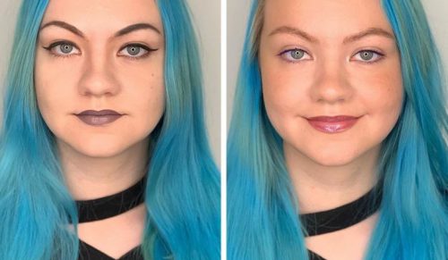 19 zdjęć ukazujących zadziwiający kontrast pomiędzy makijażem codziennym i profesjonalnym!