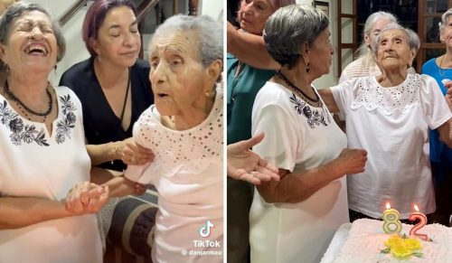 Kobieta świętuje swoje 82. urodziny razem ze swoją 104-letnią mamą!