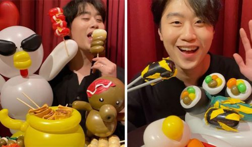 Jiwon Lee tworzy z balonów smakowicie wyglądające dzieła kulinarne!