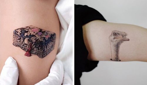 30 zadziwiająco realistycznych tatuaży autorstwa Dasol Kim!