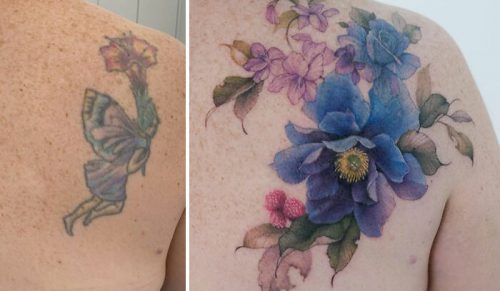 Ta artystka stworzyła 30 kwiatowych tatuaży inspirowanych akwarelami!