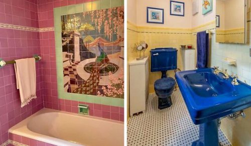 30 zabawnych i efektownych zdjęć estetyki łazienki w stylu vintage, które przeniosą cię w przeszłość!