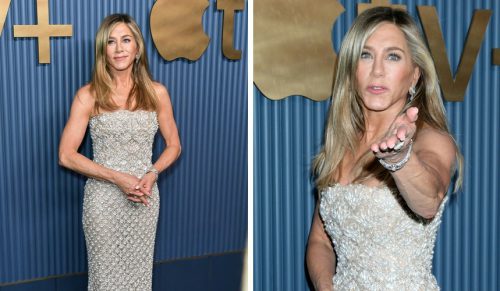 „Znowu ubrała to samo!” – sukienka Jennifer Aniston wywołuje kontrowersje!