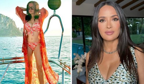 Salma Hayek zachwyca zdjęciem w bikini z okazji swoich 58. urodzin, ludzie zastanawiają się nad tym samym!