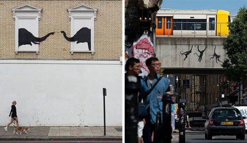 Oto 9 dzikich zwierząt, które włóczyły się po ulicach Londynu, dzięki uprzejmości Banksy’ego!