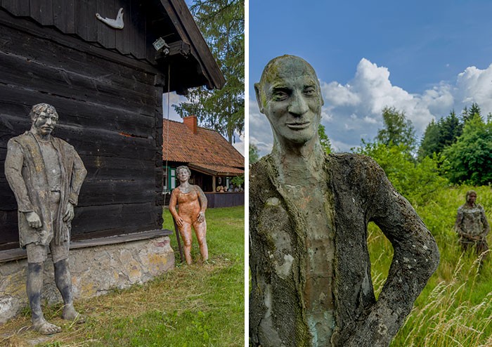 Surrealistyczne rzeźby autorstwa polskiego artysty!