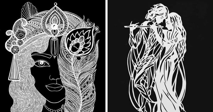 Kreatywny artysta z Indii wycina niezwykłe dzieła z papieru!