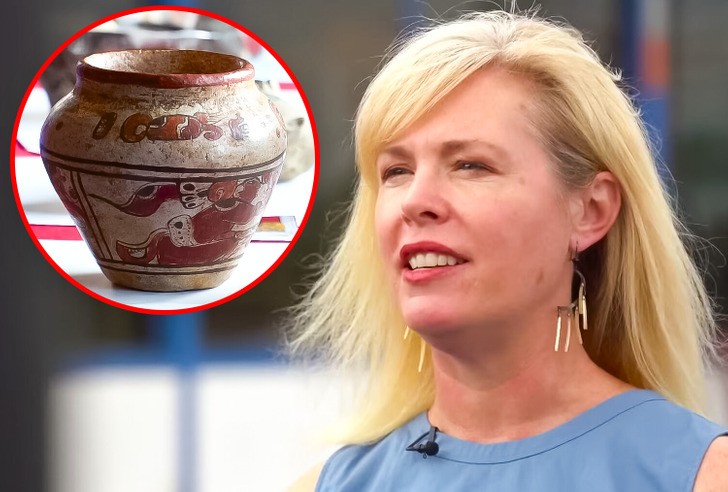 Kobieta odkryła, iż jej wazon z second-handu za 3,99 USD jest w rzeczywistości starożytnym artefaktem Majów!