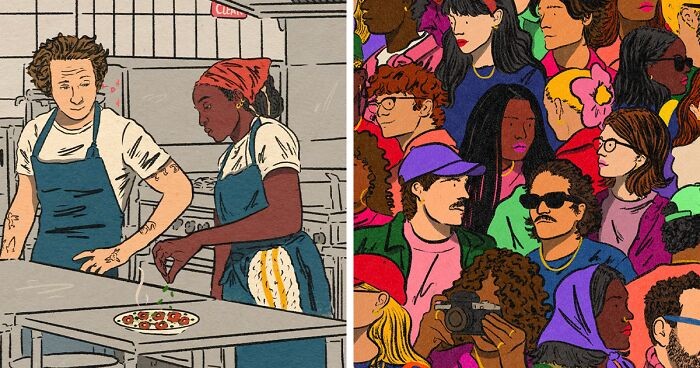 Artysta stworzył 30 delikatnych ilustracji, które zamieniają zwyczajne chwile w coś magicznego!