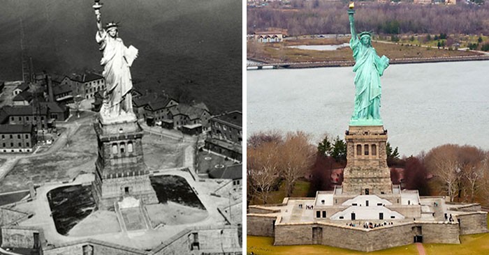 30 oszałamiających zdjęć miejsc z przeszłości i teraźniejszości!