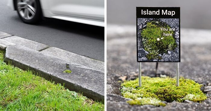 Artysta wnosi humor na ulice dzięki małych, ukrytych scen sztuki ulicznej!