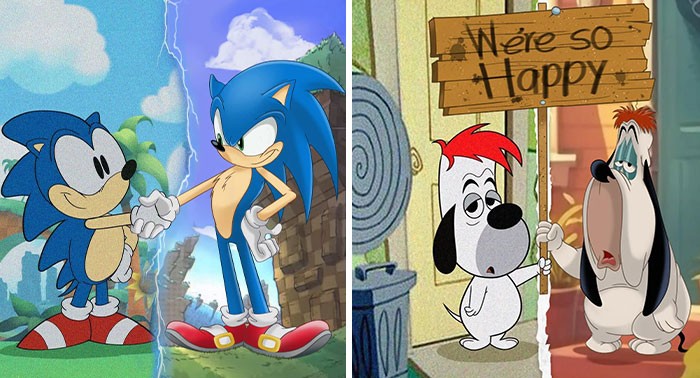 Ten artysta pokazuje, jak ukochane postacie ewoluowały na przestrzeni lat!