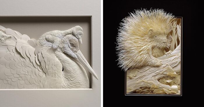 30 niesamowitych papierowych rzeźb, które wyglądają niemal jak żywe, autorstwa Calvina Nichollsa!