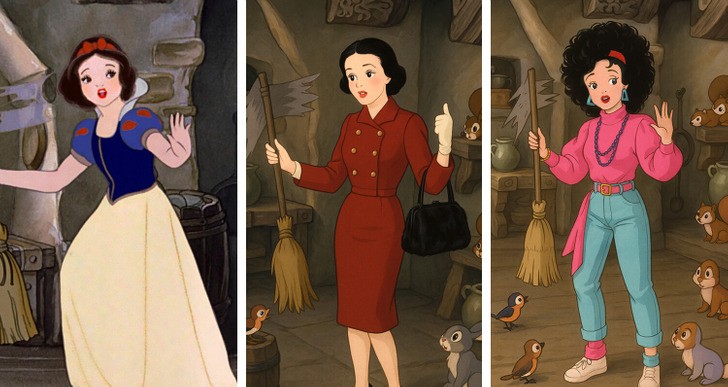 Oto jak wyglądałoby 14 kultowych postaci z kreskówek, gdyby żyły w innej epoce!