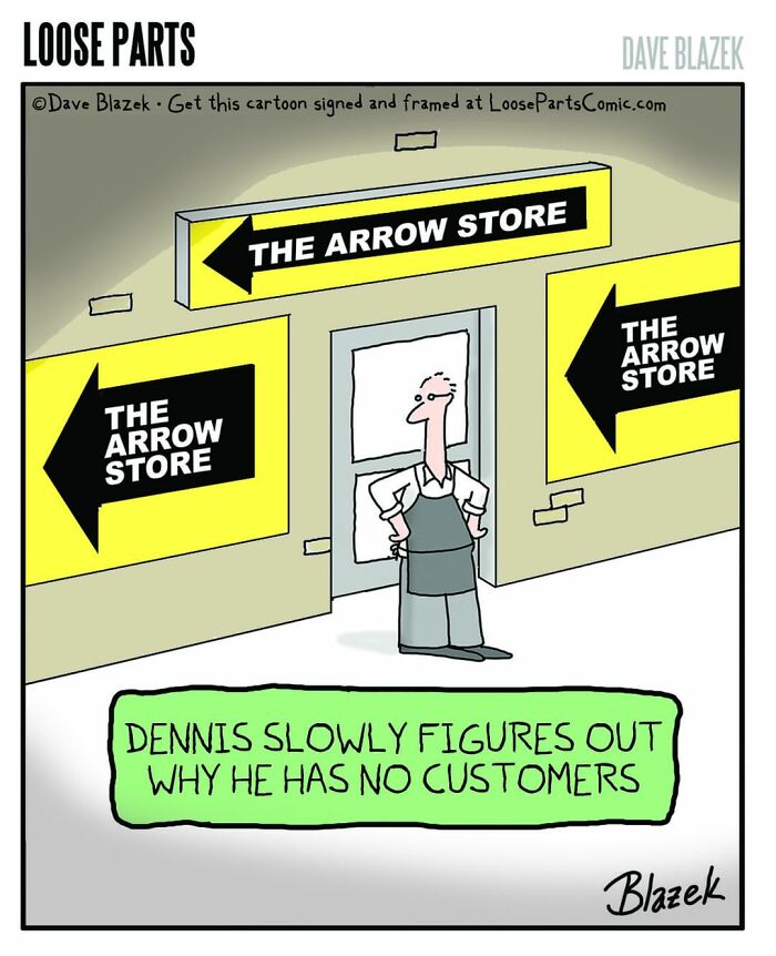 Artysta tworzy zabawne, czarne komiksy jednoplanszowe (36 obrazków)