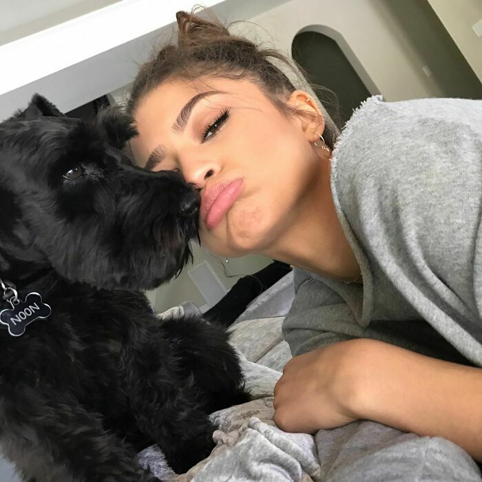 Zendaya z psem