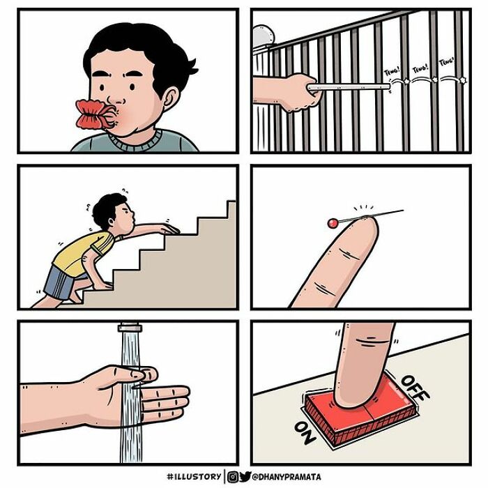 Nostalgia z dzieciństwa: 29 dowcipnych komiksów indonezyjskiego artysty