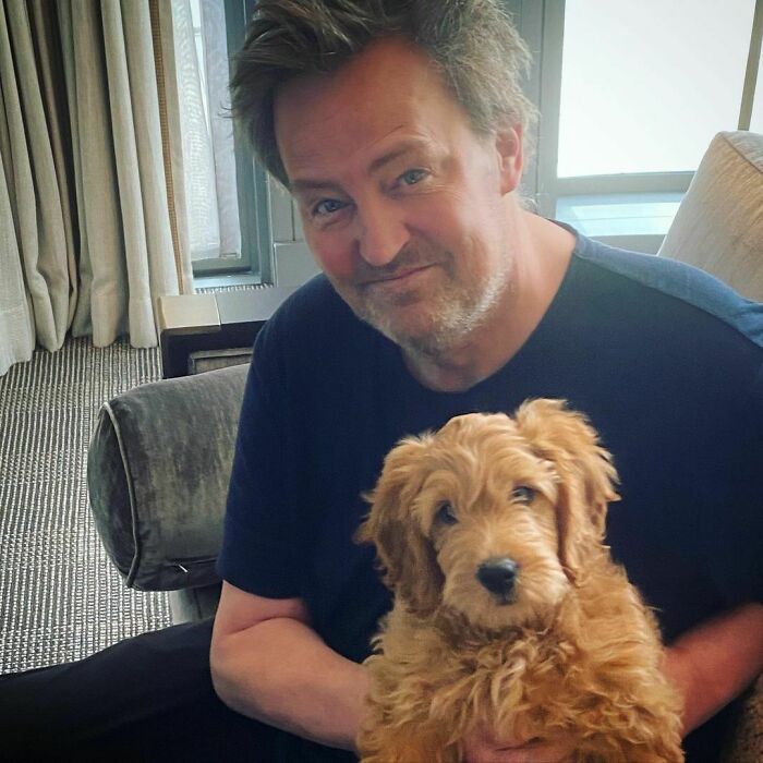 Matthew Perry z psem
