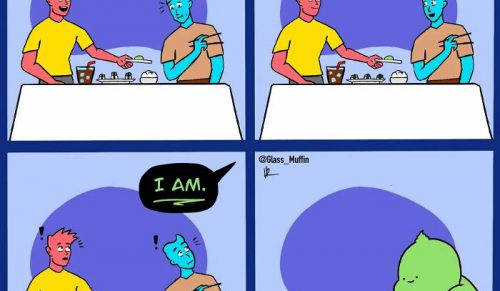 Komiksy z uroczymi i absurdalnymi zakończeniami: 12 pasków tego autora