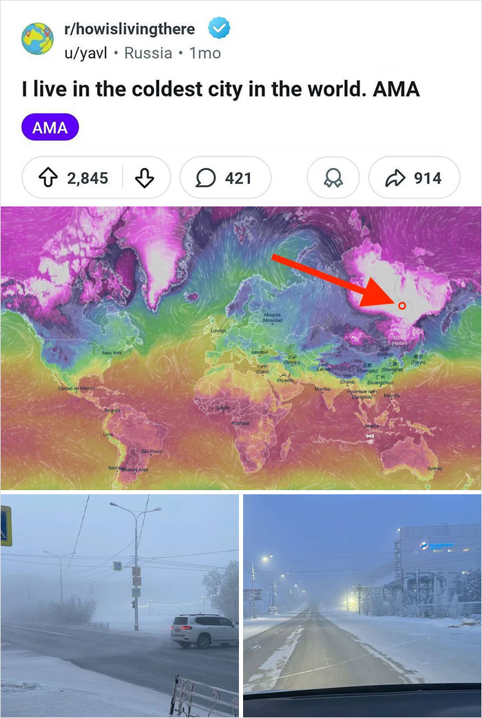 20 zaskakujących faktów o życiu w najzimniejszym mieście świata