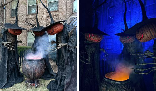 50 razy, gdy ludzie byli tak dumni ze swoich halloweenowych dekoracji na zewnątrz, że musieli się nimi pochwalić