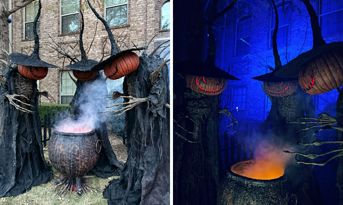 50 razy, gdy ludzie byli tak dumni ze swoich halloweenowych dekoracji na zewnątrz, iż musieli się nimi pochwalić