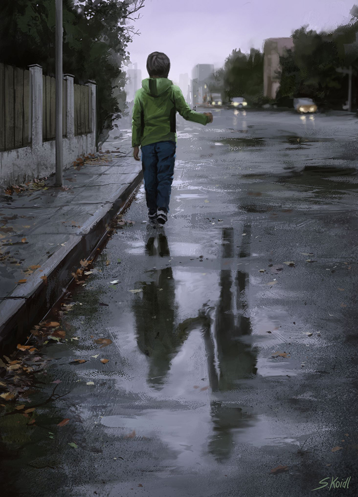 Austriacki artysta tworzy koszmarne ilustracje