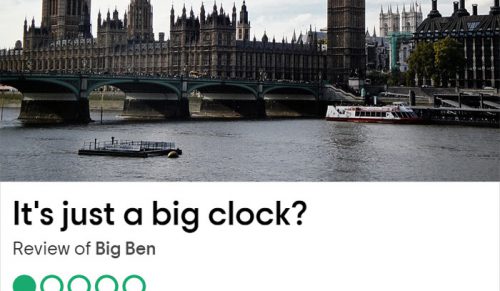 22 zabawnie negatywne opinie z TripAdvisor o popularnych atrakcjach w Wielkiej Brytanii